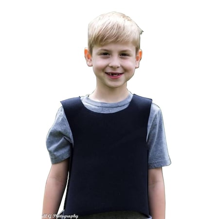 Covered In Comfort 1543210 16 x 14 in Compression Vest Black Medium 420M